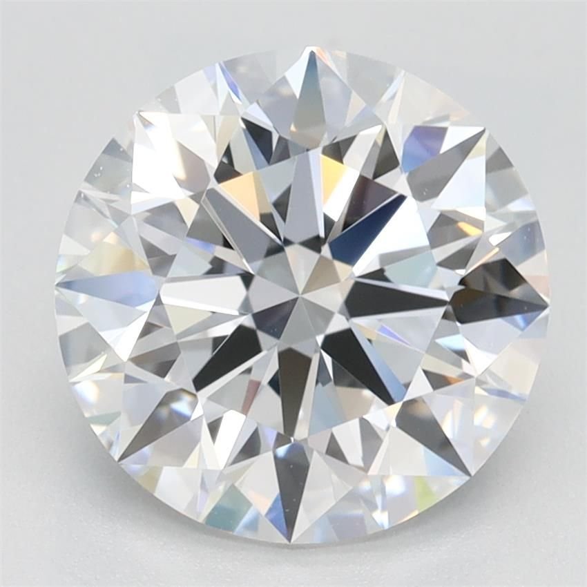 2.72ct D VVS1 Rare Carat Ideal Cut Round Lab Grown Diamond