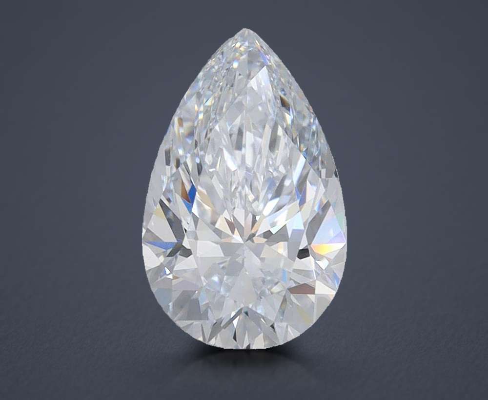 1.55 Carat Pear Lab Diamond