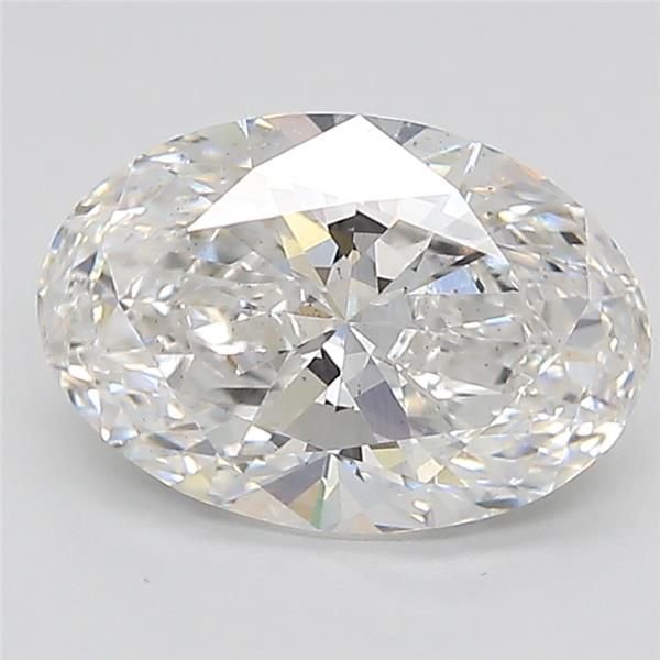 2.12ct E VS2 Rare Carat Ideal Cut Oval Lab Grown Diamond