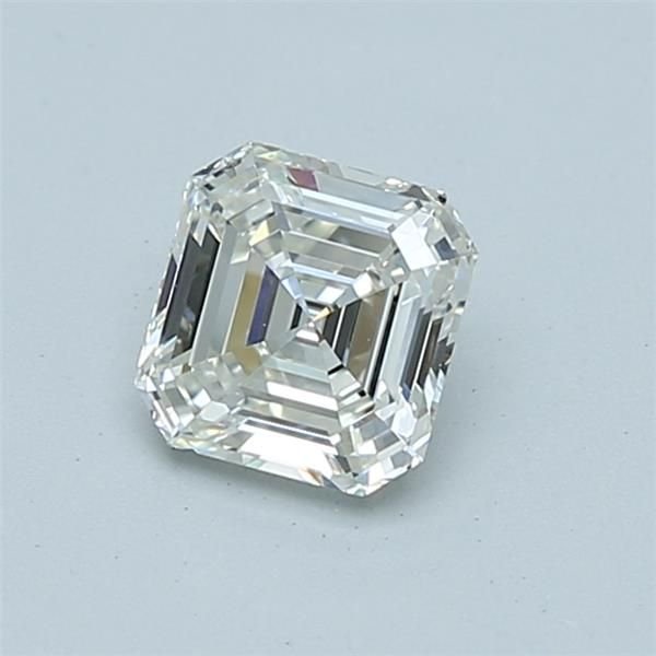 0.81ct H VS2 Rare Carat Ideal Cut Asscher Diamond