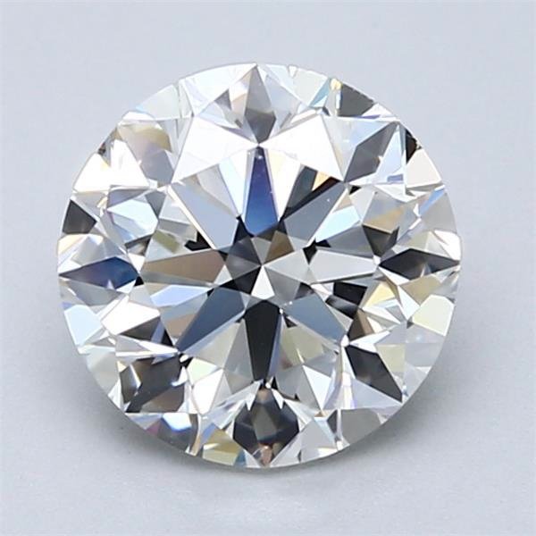 2.01ct F SI1 Very Good Cut Round Diamond