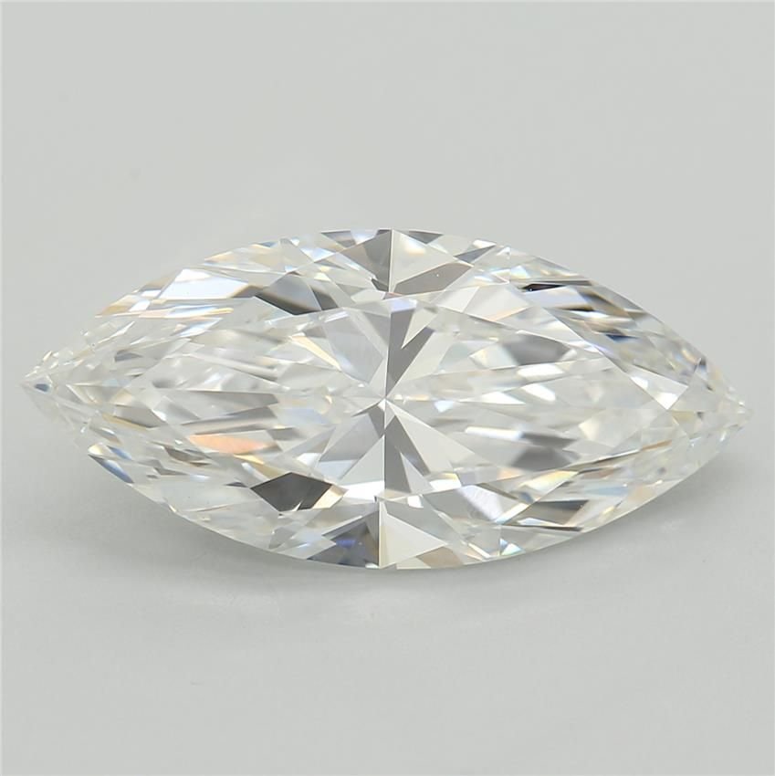 2.74ct D VVS2 Rare Carat Ideal Cut Marquise Lab Grown Diamond