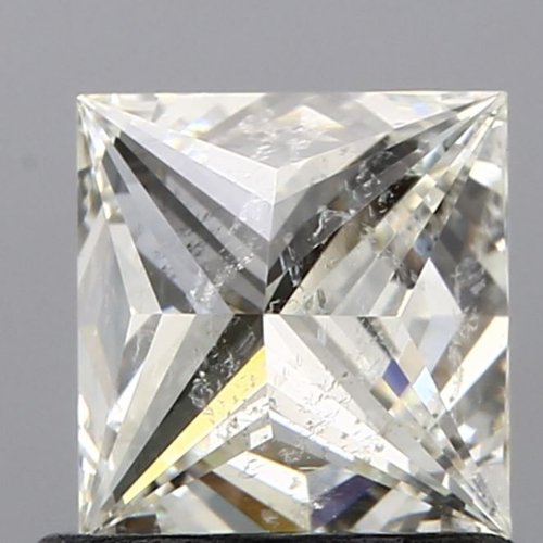 1.00ct K SI2 Very Good Cut Princess Diamond