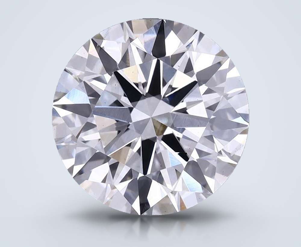 3.76 Carat Round Lab Diamond