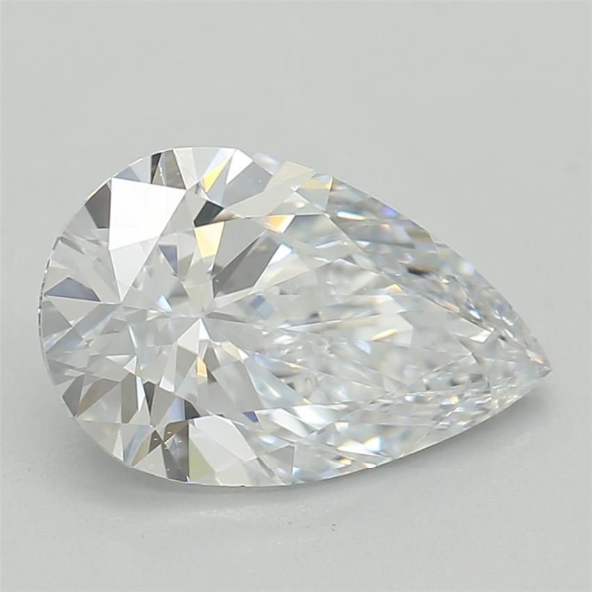 1.07ct F VS1 Rare Carat Ideal Cut Pear Lab Grown Diamond