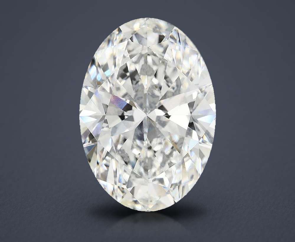 9.81 Carat Oval Lab Diamond