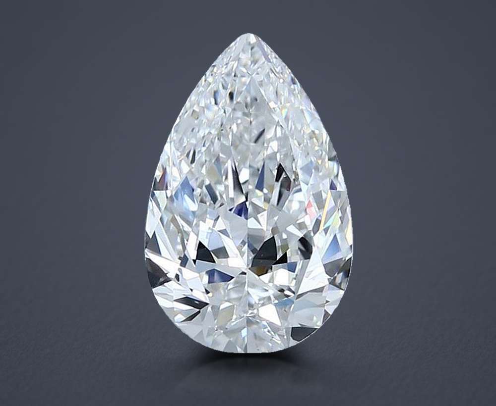 2.52 Carat Pear Natural Diamond