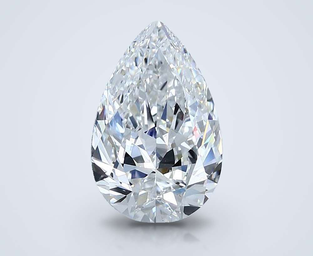 2.52 Carat Pear Natural Diamond