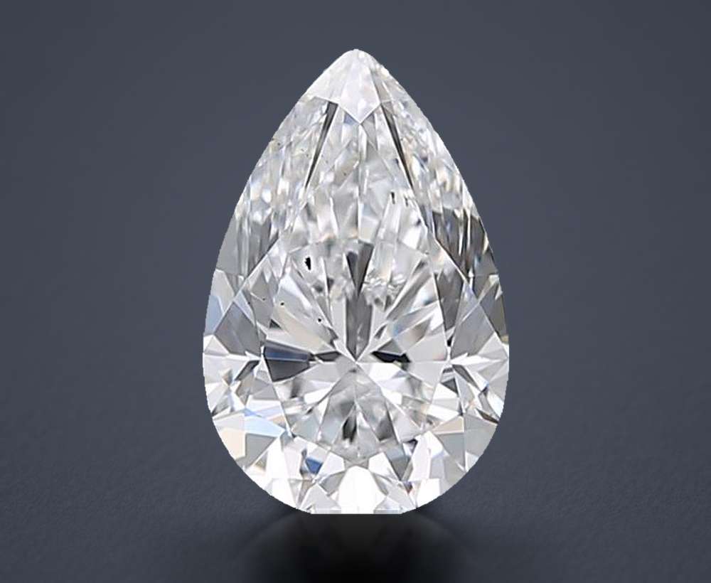 0.80 Carat Pear Natural Diamond