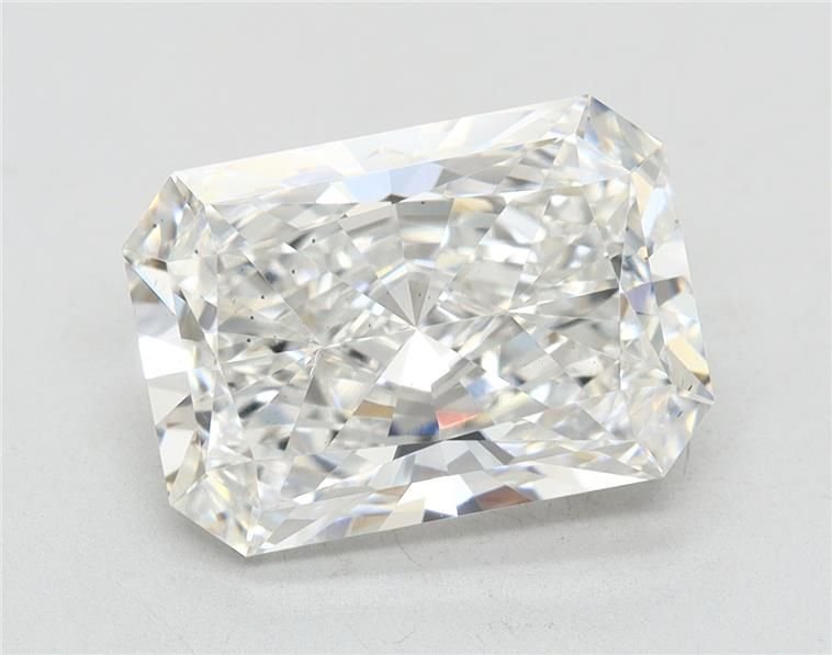 3.06ct E VS2 Rare Carat Ideal Cut Radiant Lab Grown Diamond