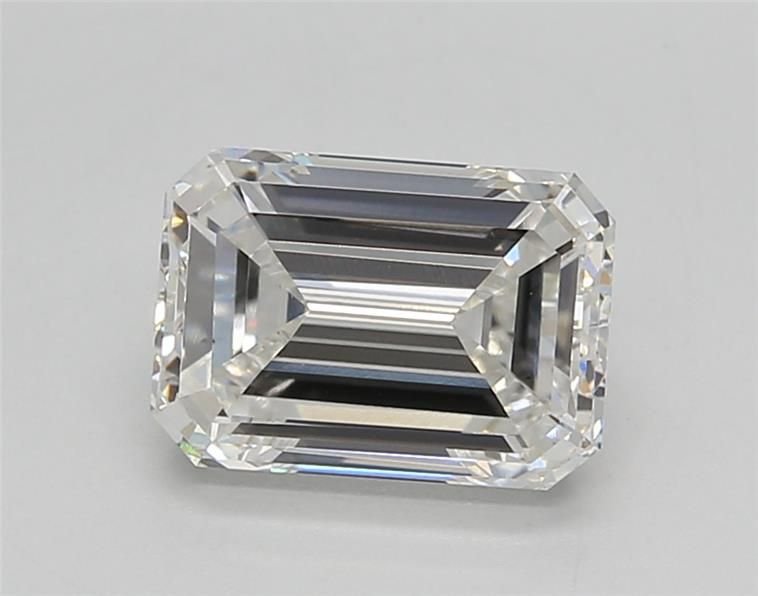 1.90ct F VS1 Excellent Cut Emerald Lab Grown Diamond