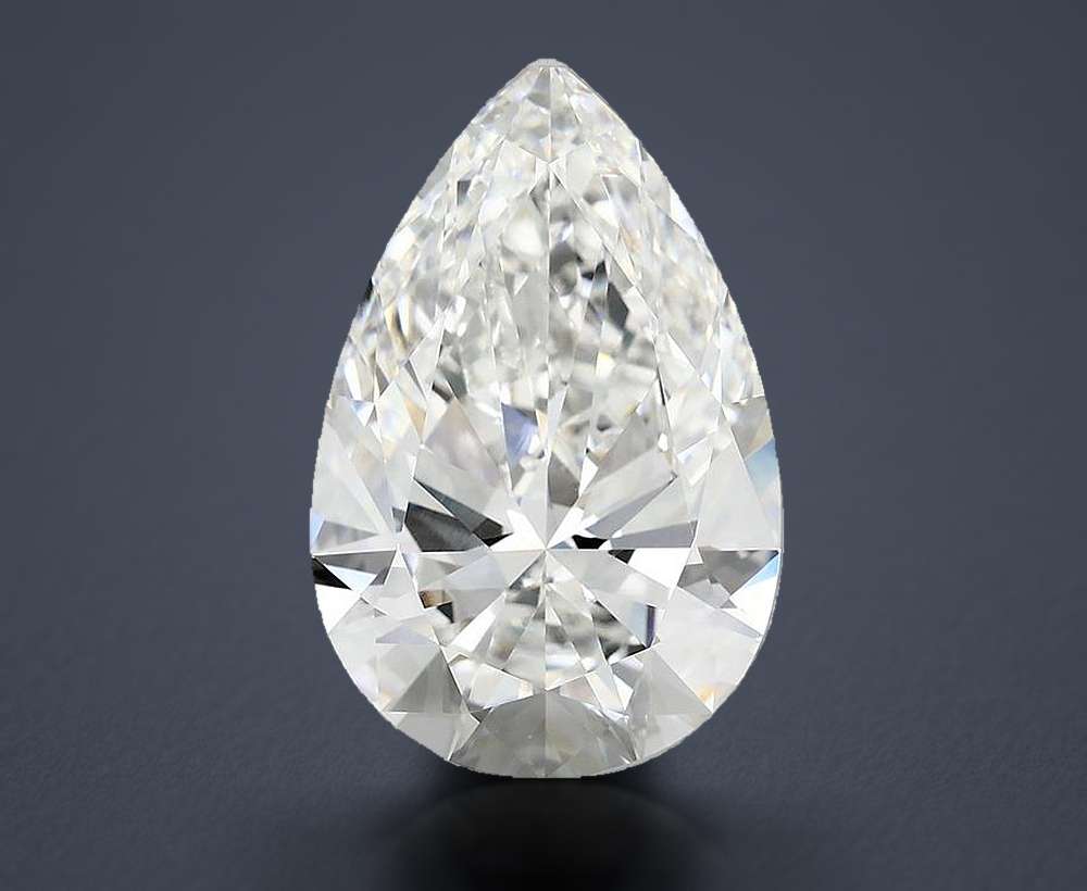 6.95 Carat Pear Lab Diamond