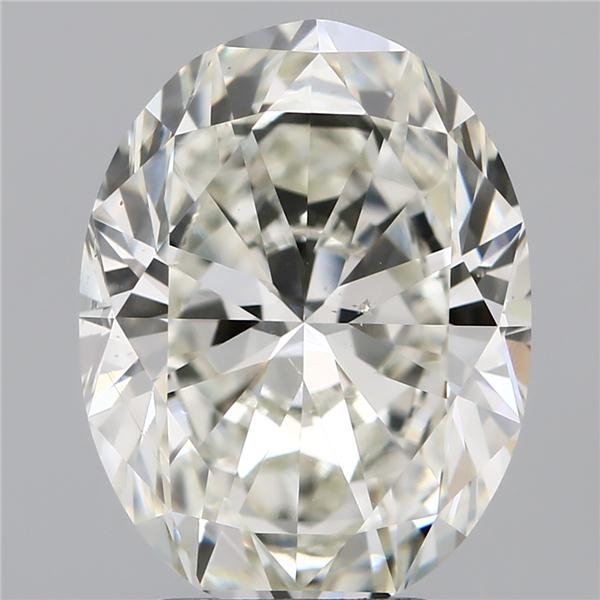 3.50ct J SI1 Rare Carat Ideal Cut Oval Diamond