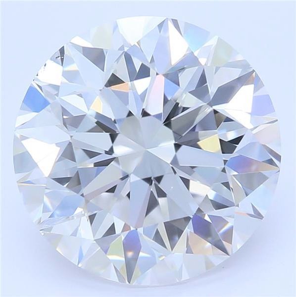 3.00ct G SI2 Very Good Cut Round Lab Grown Diamond