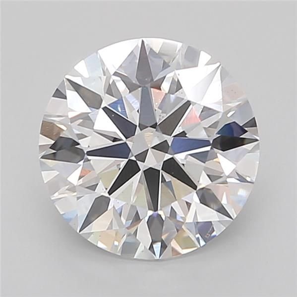 3.02ct D VS2 Rare Carat Ideal Cut Round Lab Grown Diamond