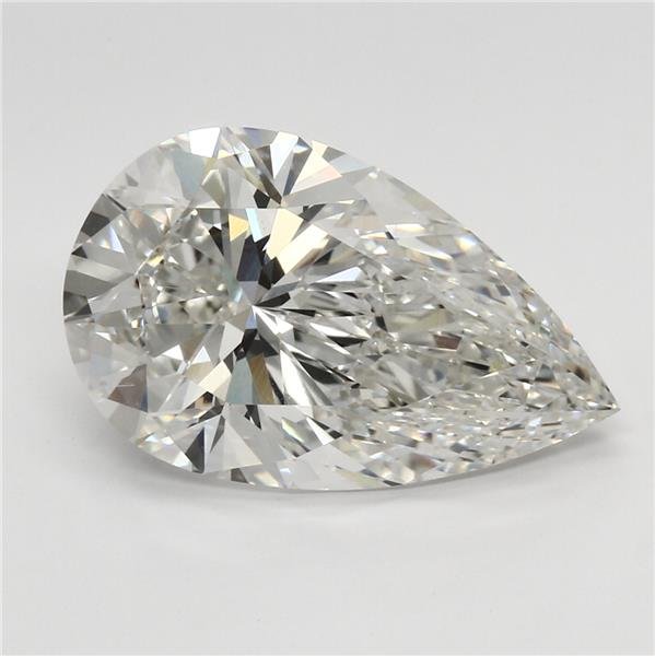 5.77ct G VVS2 Rare Carat Ideal Cut Pear Lab Grown Diamond