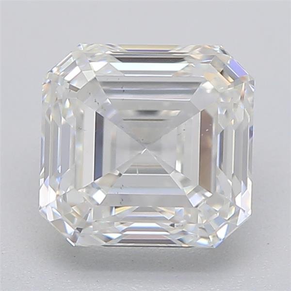 1.02ct G SI1 Rare Carat Ideal Cut Asscher Diamond