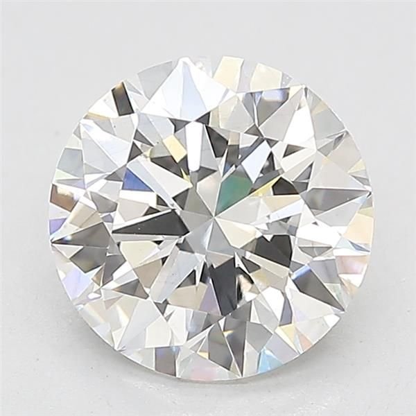 2.17ct F VS2 Rare Carat Ideal Cut Round Lab Grown Diamond