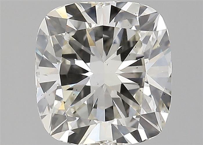 2.47ct K SI1 Rare Carat Ideal Cut Cushion Lab Grown Diamond