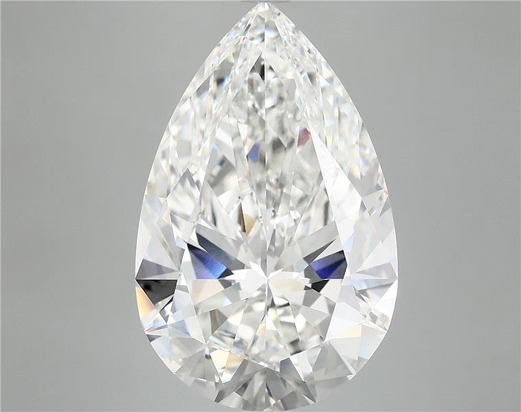 10.14ct F VVS2 Rare Carat Ideal Cut Pear Lab Grown Diamond
