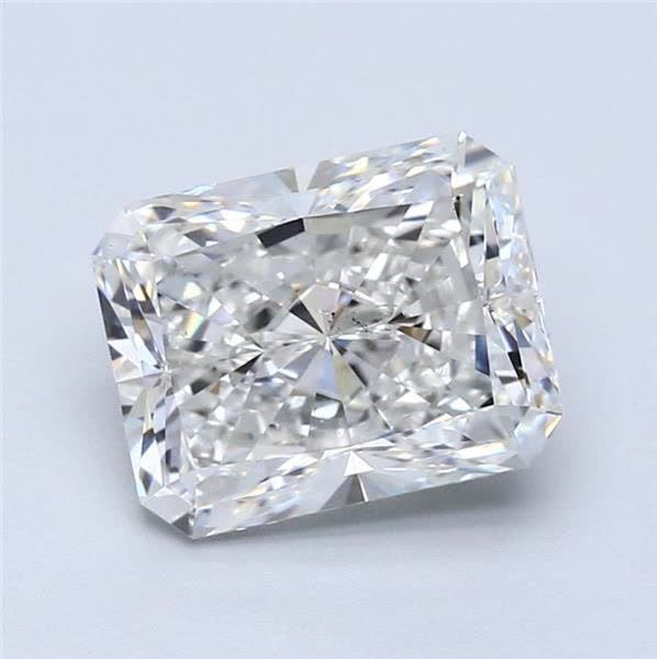 3.01ct I SI1 Rare Carat Ideal Cut Radiant Diamond
