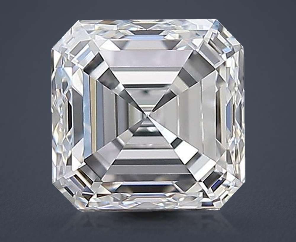 1.50 Carat Asscher Natural Diamond