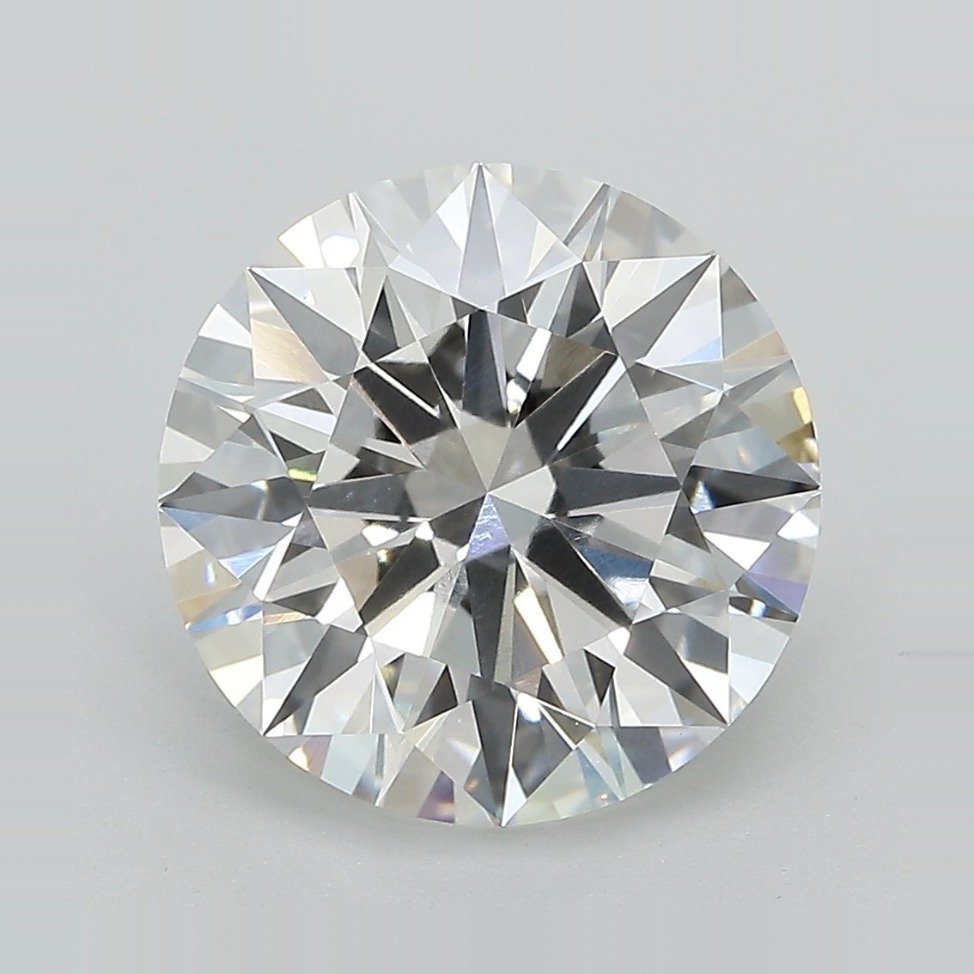4.84ct F VVS2 Rare Carat Ideal Cut Round Lab Grown Diamond
