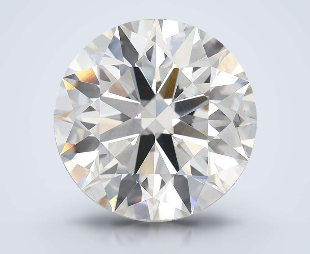 7.64 Carat Round Lab Diamond