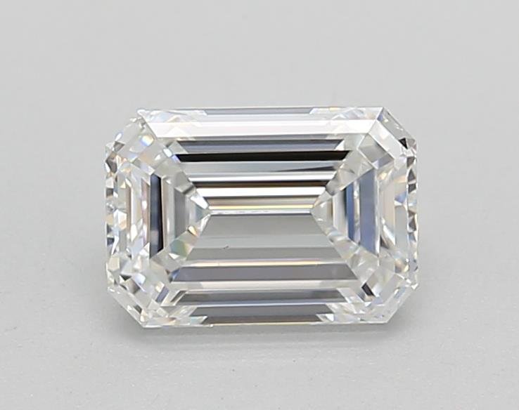 0.95ct E VS2 Rare Carat Ideal Cut Emerald Lab Grown Diamond