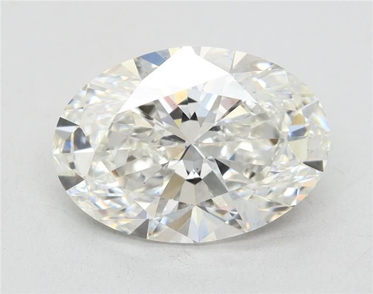 2.42ct F VS2 Rare Carat Ideal Cut Oval Lab Grown Diamond