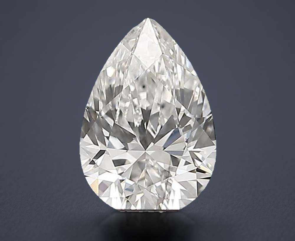 0.75 Carat Pear Lab Diamond