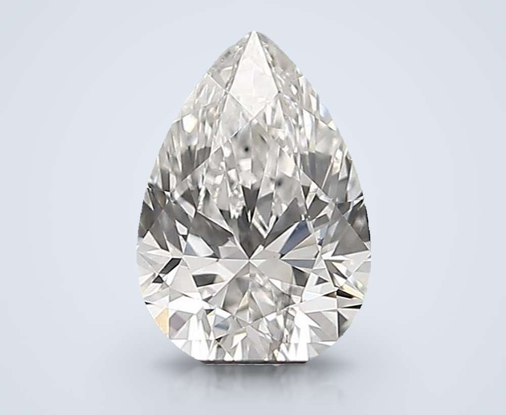 0.75 Carat Pear Lab Diamond