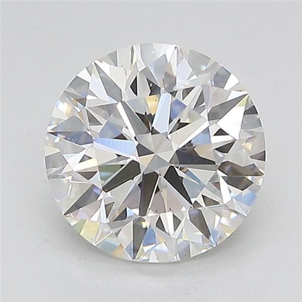 2.14ct E VS2 Rare Carat Ideal Cut Round Lab Grown Diamond