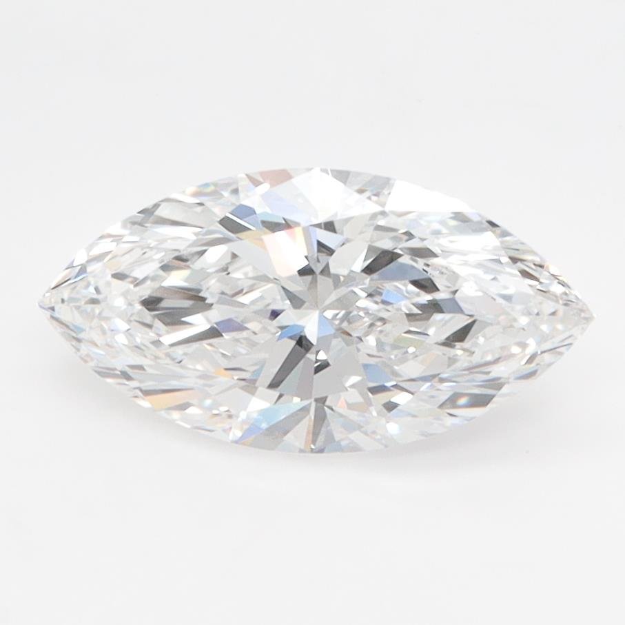 1.28ct D VVS1 Rare Carat Ideal Cut Marquise Lab Grown Diamond