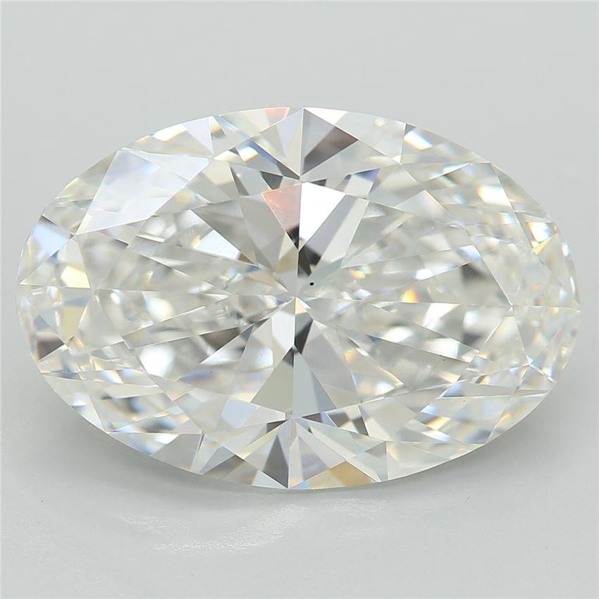 5.01ct F VS1 Rare Carat Ideal Cut Oval Lab Grown Diamond