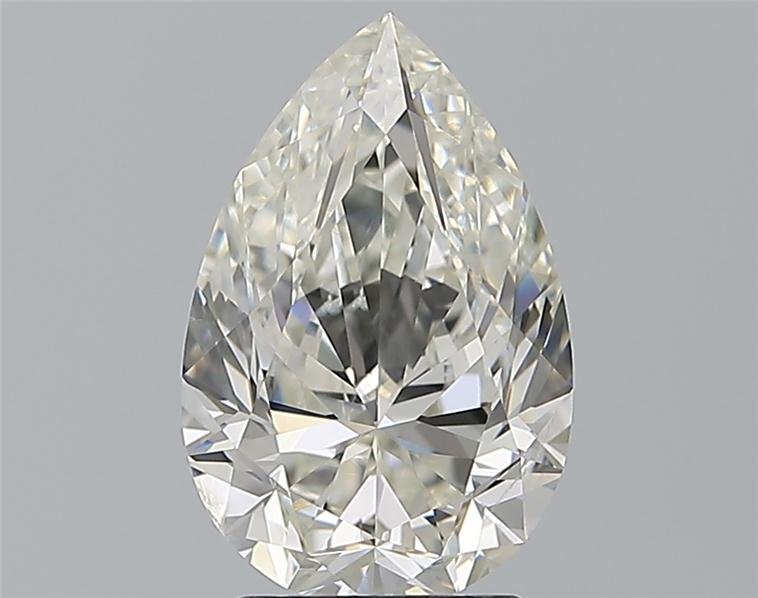 2.52ct J SI2 Rare Carat Ideal Cut Pear Diamond