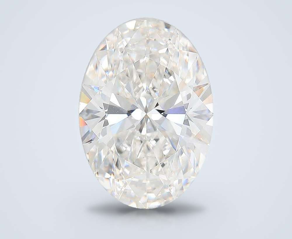 7.73 Carat Oval Lab Diamond