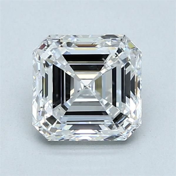 1.50ct D SI1 Rare Carat Ideal Cut Asscher Diamond