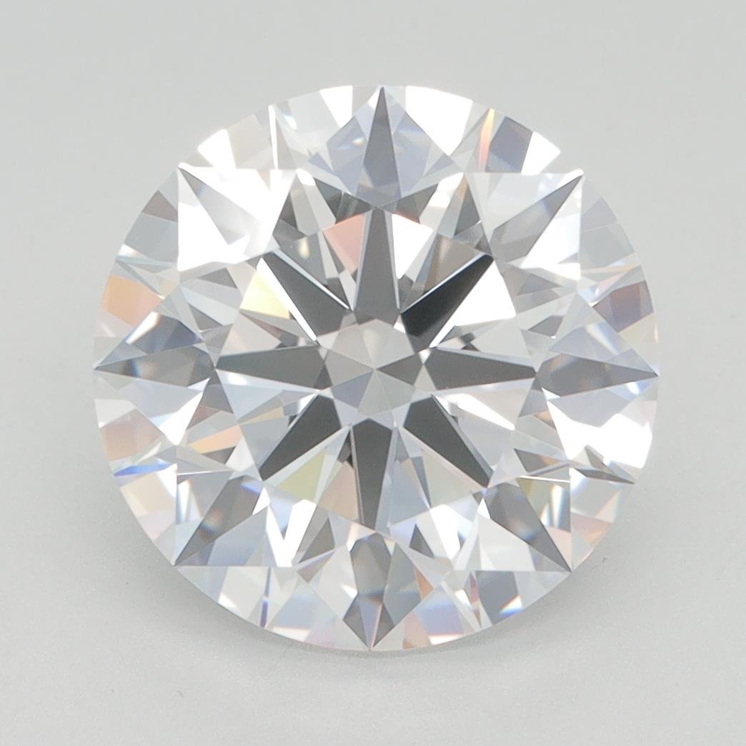 4.28ct E VVS2 Rare Carat Ideal Cut Round Lab Grown Diamond