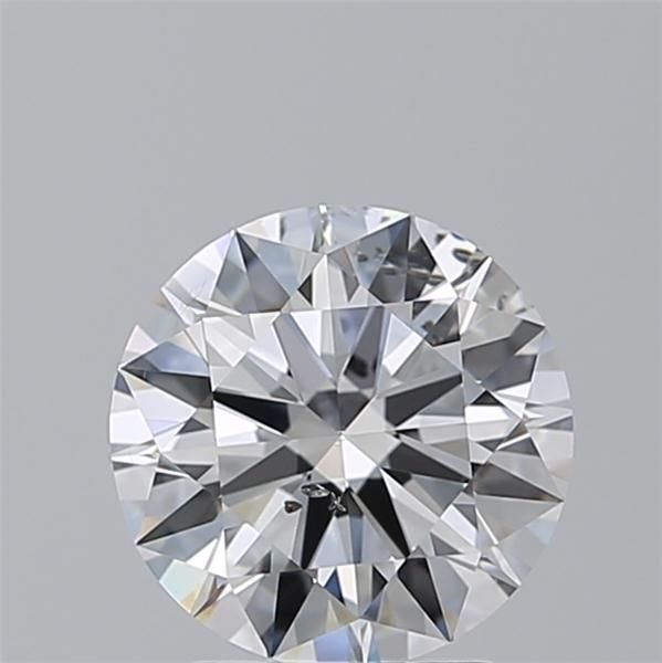 2.21ct D SI2 Rare Carat Ideal Cut Round Diamond