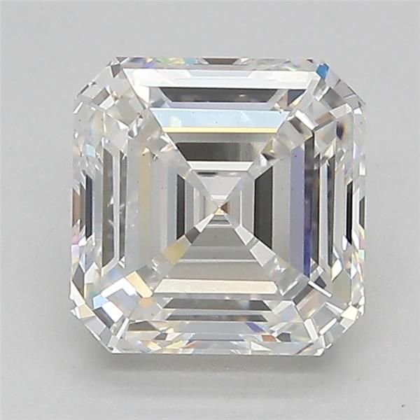 2.18ct F VS2 Rare Carat Ideal Cut Asscher Lab Grown Diamond