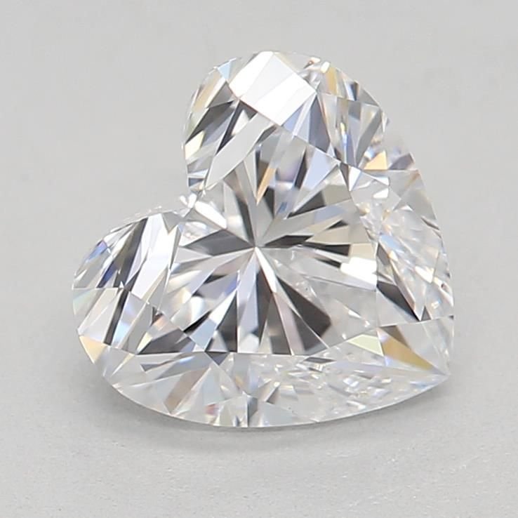 0.96ct D VVS2 Very Good Cut Heart Lab Grown Diamond