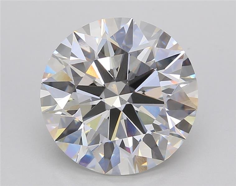 5.02ct F VS1 Rare Carat Ideal Cut Round Lab Grown Diamond