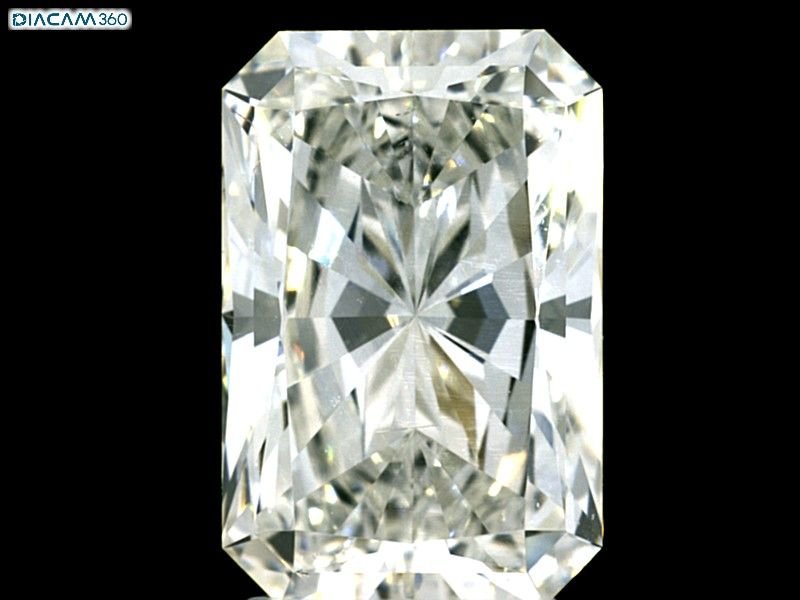 3.50ct I VS2 Rare Carat Ideal Cut Radiant Diamond