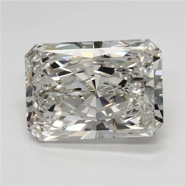 7.36ct H SI1 Rare Carat Ideal Cut Radiant Lab Grown Diamond