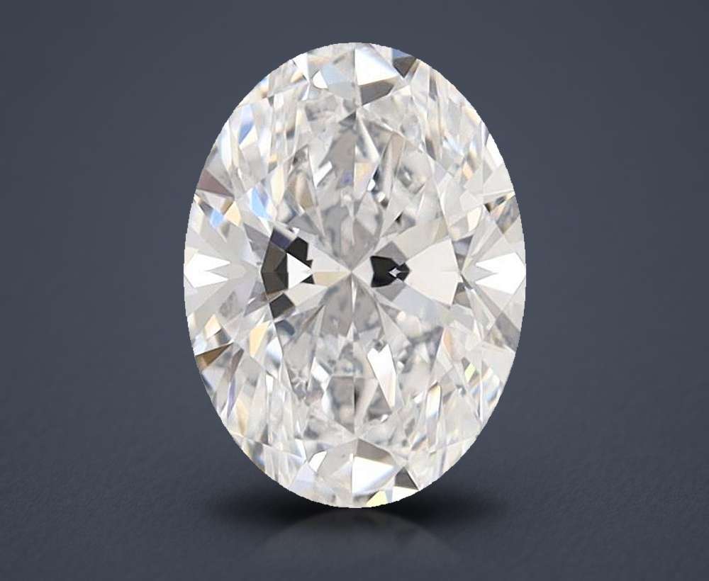 1.00 Carat Oval Lab Diamond