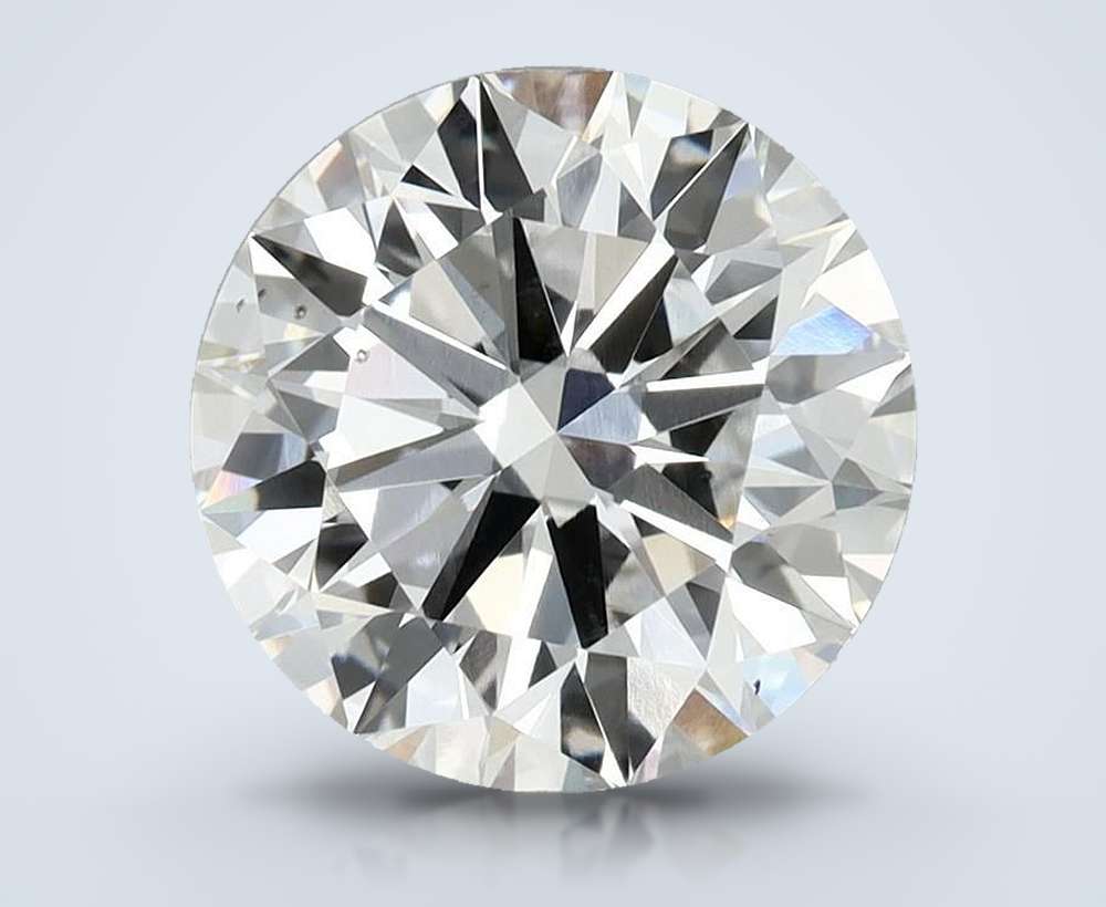 3.93 Carat Round Lab Diamond
