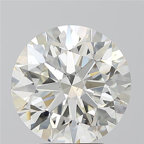 3.51ct J SI1 Excellent Cut Round Diamond