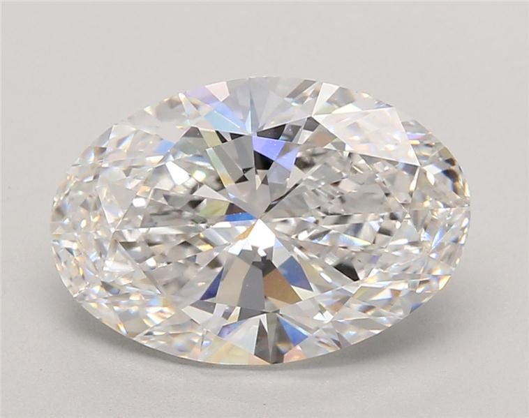 4.27ct E VS1 Rare Carat Ideal Cut Oval Lab Grown Diamond