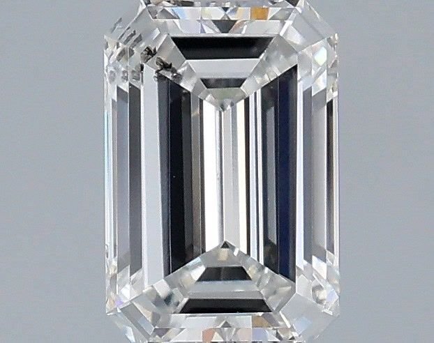1.18ct F SI1 Rare Carat Ideal Cut Emerald Lab Grown Diamond